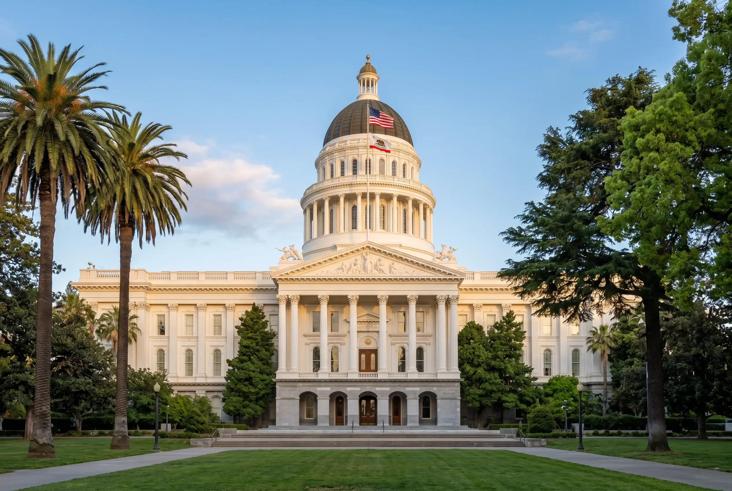 California State Capitol in Sacramento, the seat of state betting law decisions