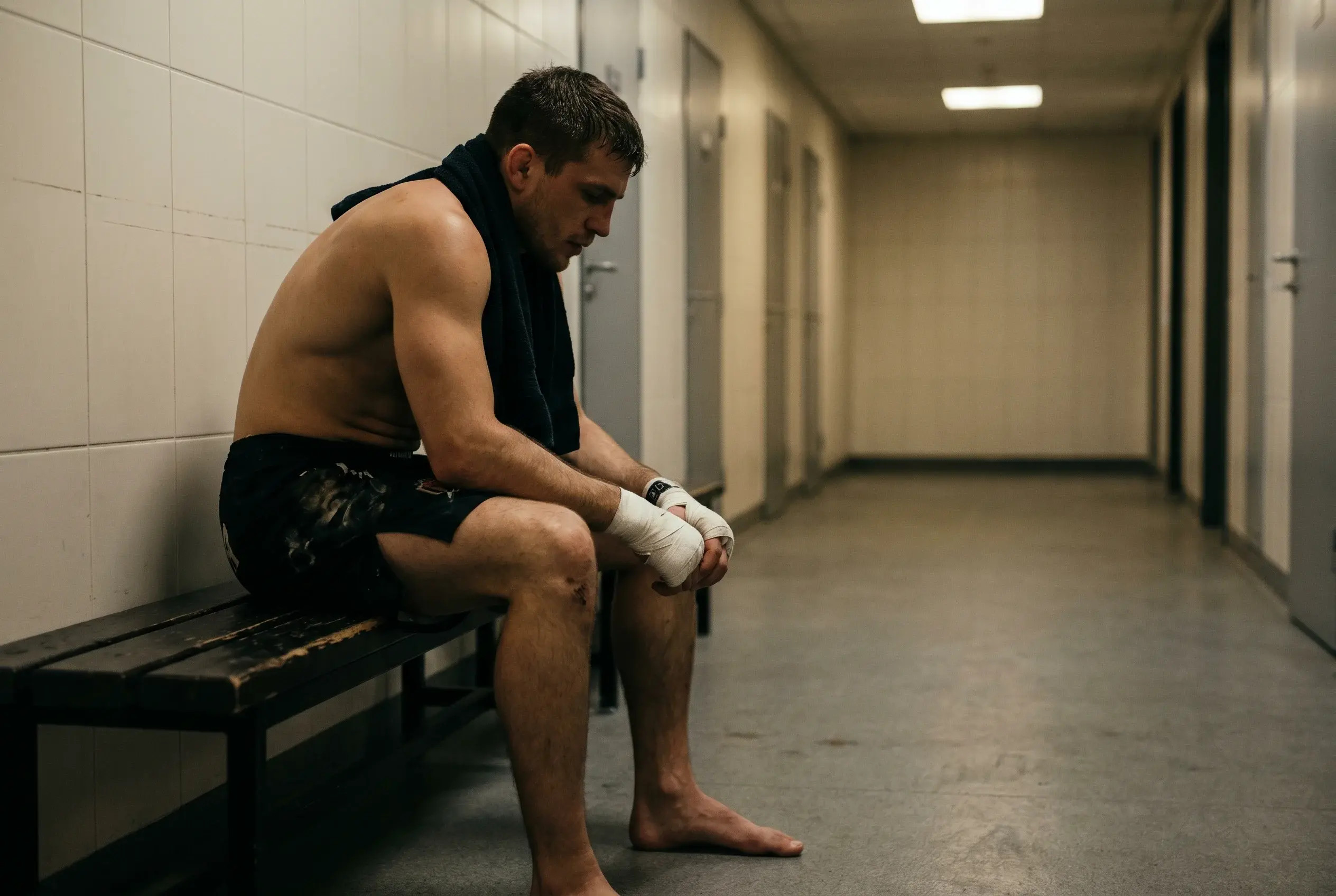UFC bantamweight contender during a post-fight interview discussing integrity issues and bribery approaches
